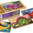 Ensemble puzzles dinosaures 12 pièces MD-13791 Melissa & Doug 1