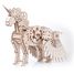 Puzzle 3D licorne Mécanique S GI-PWLIS Mr Playwood 1