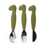 Couverts 3 pièces en silicone Mr Dino TX-96-442 Trixie 1