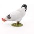 Figurine Poule blanche picorant PA51160-3621 Papo 4