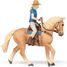 Figurine Cheval western et sa cavalière PA-51566 Papo 1