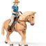 Figurine Cheval western et sa cavalière PA-51566 Papo 2