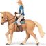 Figurine Cheval western et sa cavalière PA-51566 Papo 4