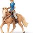 Figurine Cheval western et sa cavalière PA-51566 Papo 5