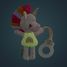 Attache tétine phosphorescent Lena la licorne LL83594 Lilliputiens 3