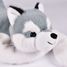 Peluche chien Husky lesté 50 cm HO3408 Histoire d'Ours 2