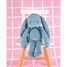Peluche Lapin Méloé bleu lagon 37 cm MA0266 Maïlou Tradition 7