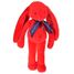 Peluche Lapin Méloé rouge passion 37 cm MA0239 Maïlou Tradition 4