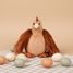 Peluche Poule Poulette marron roux 20 cm HO3444 Histoire d'Ours 4