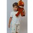 Peluche Renard Méloé fauve 56 cm MA0198 Maïlou Tradition 2