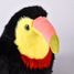 Peluche oiseau Toucan 15 cm HO3443 Histoire d'Ours 2