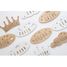Plaque décorative personnalisable - Etoiles blanc VI-PL48 Vintiun 3