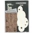 Plaque décorative personnalisable - Nuage blanc VI-PL44 Vintiun 4