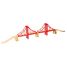 Pont suspendu à trois travées BJT136 Bigjigs Toys 1
