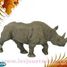 Figurine Rhinocéros noir PA50066-3359 Papo 3