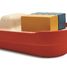 Grand bateau modulable rouge 21 cm PT5806 Plan Toys 1