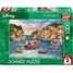 Puzzle Mickey et Minnie en Italie 1000 pcs S-58053 Schmidt Spiele 1
