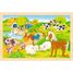 Puzzle réversible ferme et zoo 24 pcs GK57302 Goki 2