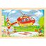 Puzzle réversible hélicoptère et pompiers 24 pcs GK57301 Goki 3