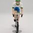 Figurine cycliste R Maillot Equipe Wanty Gobert FR-R17 Fonderie Roger 4