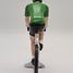 Figurine cycliste R Maillot vert meilleur sprinter FR-R6 Fonderie Roger 2