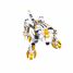 Robot Mecha 2 en 1 blanc jaune SL-M38-B1276 Sluban 3