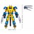 Robot Super PR Mecha jaune bleu SL-M38-B1298 Sluban 3