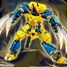Robot Super PR Mecha jaune bleu SL-M38-B1298 Sluban 8