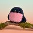 Peluche oiseau Rouge-gorge 15 cm HO3439 Histoire d'Ours 4