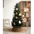 Boule de Noël chien personnalisable bois blanc VI-BN21 Vintiun 4