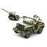 Army WWII - Jeep alliée avec canon anti-aérien SL-M38-B0853 Sluban 2