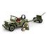 Army WWII - Jeep alliée avec canon anti-aérien SL-M38-B0853 Sluban 3