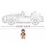 Model Bricks - Voiture de sport classique SL-M38-B0706A Sluban 4