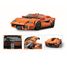 Model Bricks - Voiture de sport orange SL-M38-B1127 Sluban 4