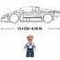 Model Bricks - Voiture de sport orange SL-M38-B1127 Sluban 5