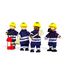 Figurines en bois Pompiers BJ-T0117 Bigjigs Toys 4