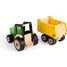 Tracteur et remorque en bois BJ-T0534 Bigjigs Toys 2