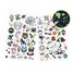 75 Tattoos lavables phosphorescents BUK-TA008 Buki France 2