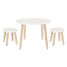 Table et tabourets blancs JAB-H13201 JaBaDaBaDo 3