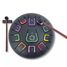 Tongue Drum 11 notes noir JCTMB08K Tambú 6