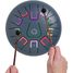 Tongue Drum 11 notes gris anthracite JCTMB08B Tambú 2