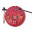 Tongue Drum 11 notes rouge JCTMB08R Tambú 8