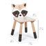 Chaise forêt Raton Laveur TL8824 Tender Leaf Toys 3