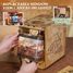 Book Nook Infinity Train Fantaisie vapeur T-TQ442 Tonecheer 5