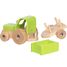 Tracteur avec remorque vert GK55838 Goki 6