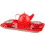 Dinette en métal rouge à pois UL5076 Ulysse 1