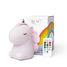 Veilleuse Licorne rose pailletée avec télécommande LL-UNIPINKR Little L 2