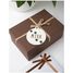 Boule de Noël chien personnalisable bois blanc VI-BN21 Vintiun 3