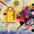 Jaune Rouge Bleu de Kandinsky K066-50 Puzzle Michèle Wilson 1