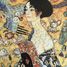 La dame à l'éventail de Klimt K515-100 Puzzle Michèle Wilson 1